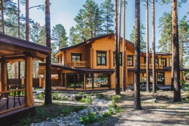 Коттедж из клееного бруса Хоромы